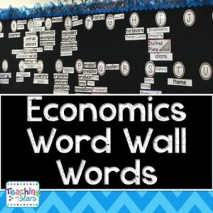 Economic Word Wall Words