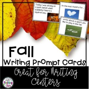 Fall Writing Prompts~ Great for Writing Centers