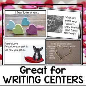 February Writing Prompt Cards