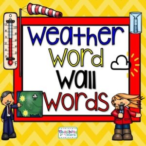 Weather Word Wall Words