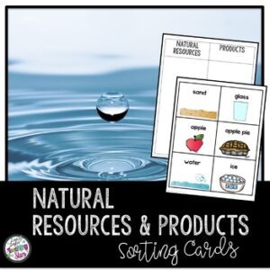 Natural Resources Sorting Cards