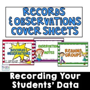 Records and Observations Recording Sheets