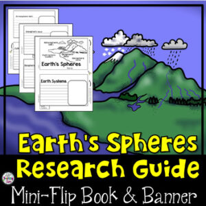 Earth’s Spheres Research Flip Book