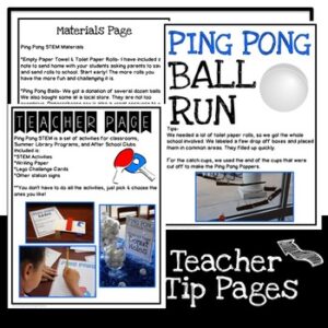 STEM Ping Pong Challenges