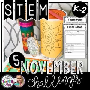 Thanksgiving STEM Challenges | November Activities  K-2