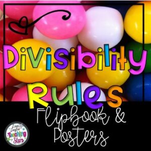 Divisibility Rules Flip Book