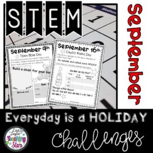 September STEM Daily Challenges