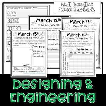 March STEM Activities Everyday is a Holiday Challenge