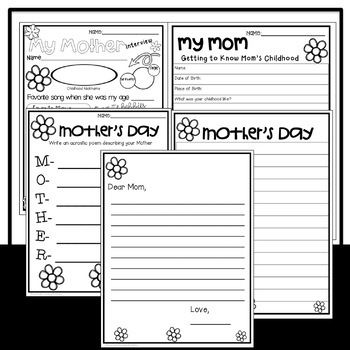 Mother's Day Celebrate Activity