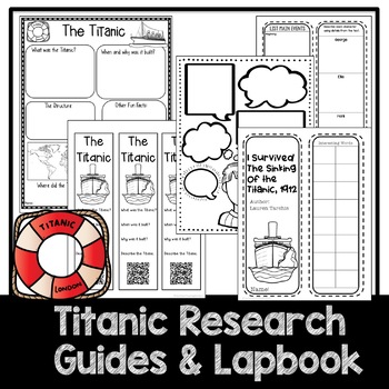 STEM I Survived the Sinking of the Titanic 1912 Activities