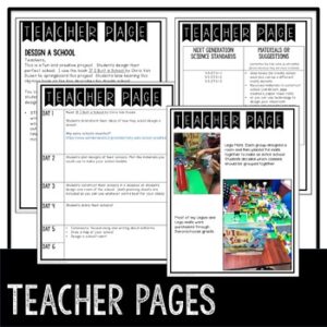 STEM Activity to use with If I Built a School includes TPT Digital Activity