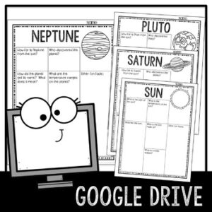 Digital | Space Research Posters | Google Classroom