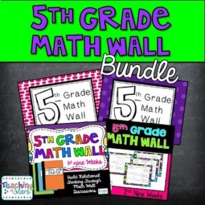 5th Grade Math Wall