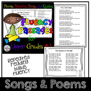 Fluency Poems and Cards